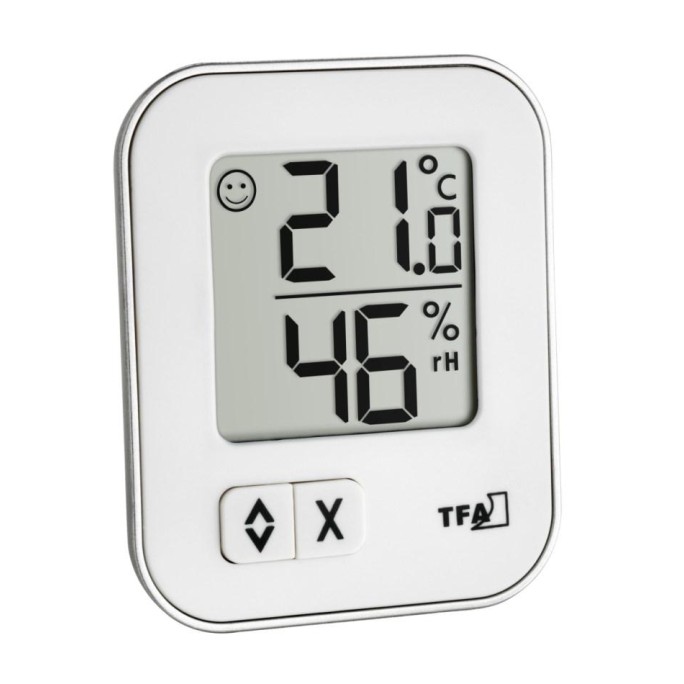 TFA 30.5026.02 MOXX digitális hőmérő páratartalom-mérővel - fehér