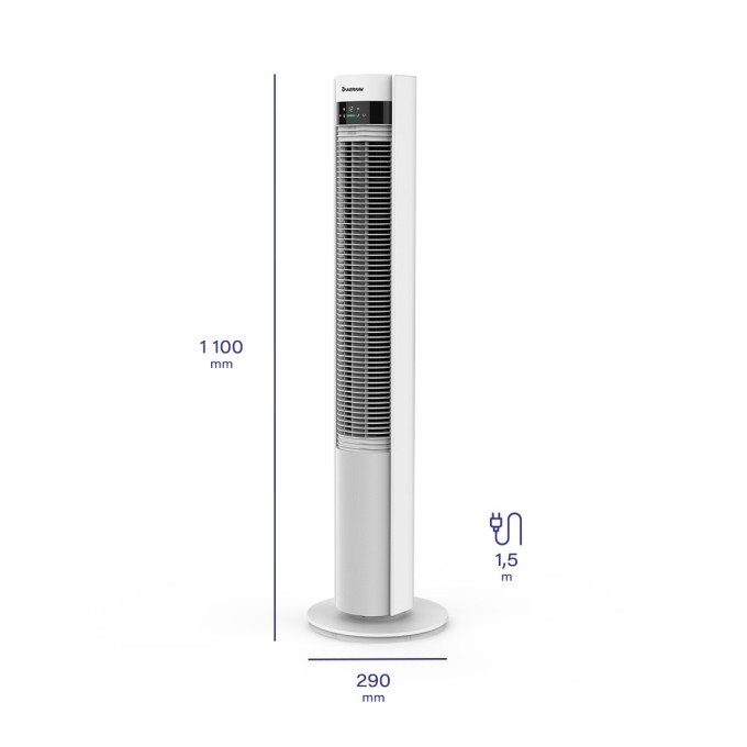 AERIUM SilentTower IonWIFI AF500 oszlopventilátor AERIUM SilentTower IonWIFI AF500 oszlopventilátor